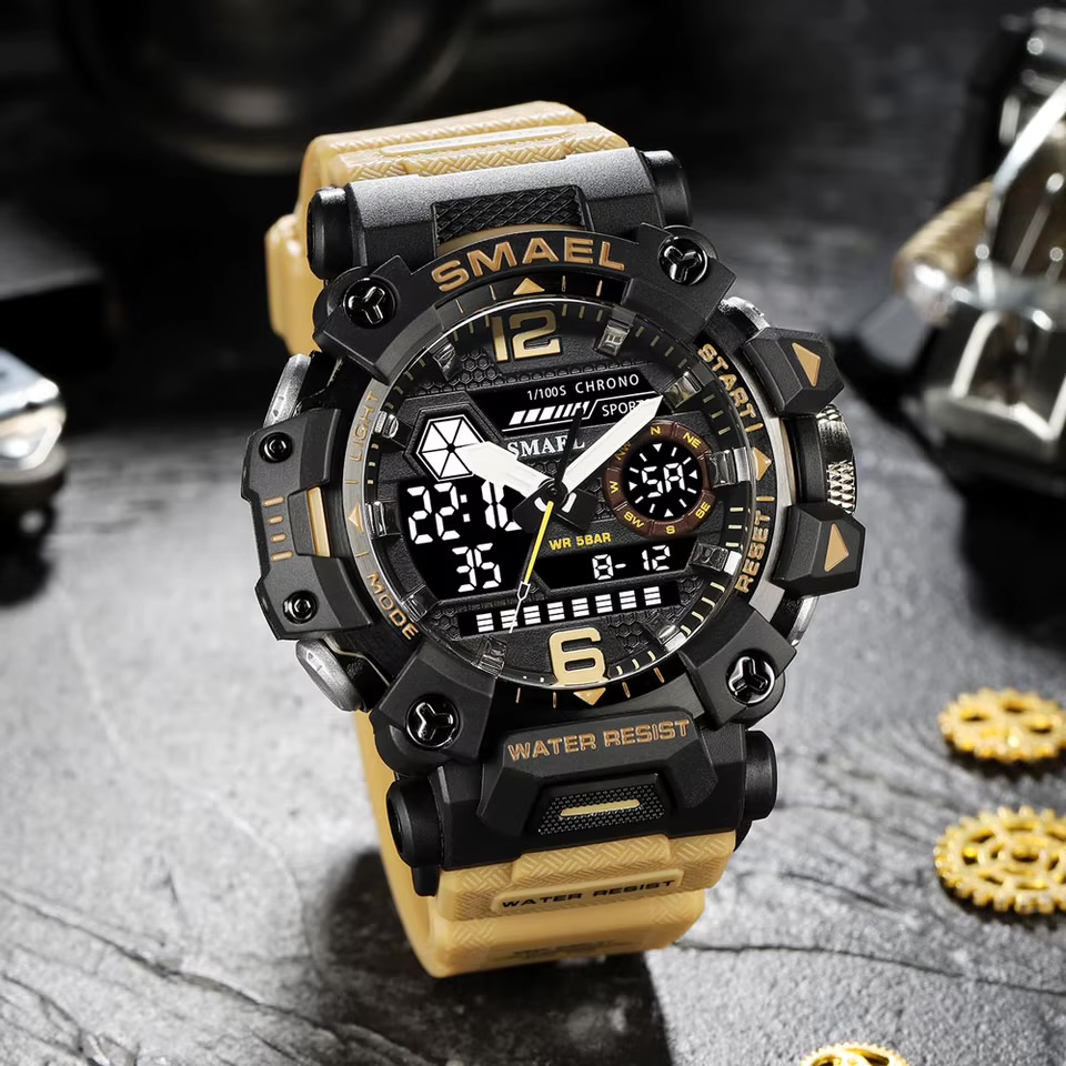 SMAEL DİJİTAL VE ANALOG ERKEK KOL SAATİ SML401