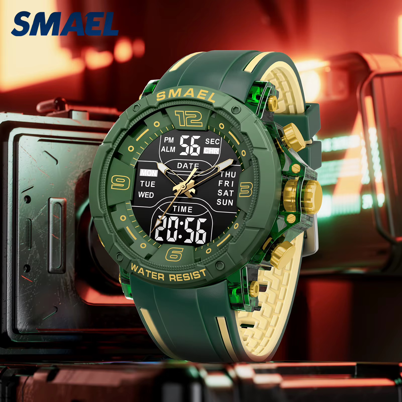 SMAEL DİJİTAL VE ANALOG ERKEK KOL SAATİ SML403