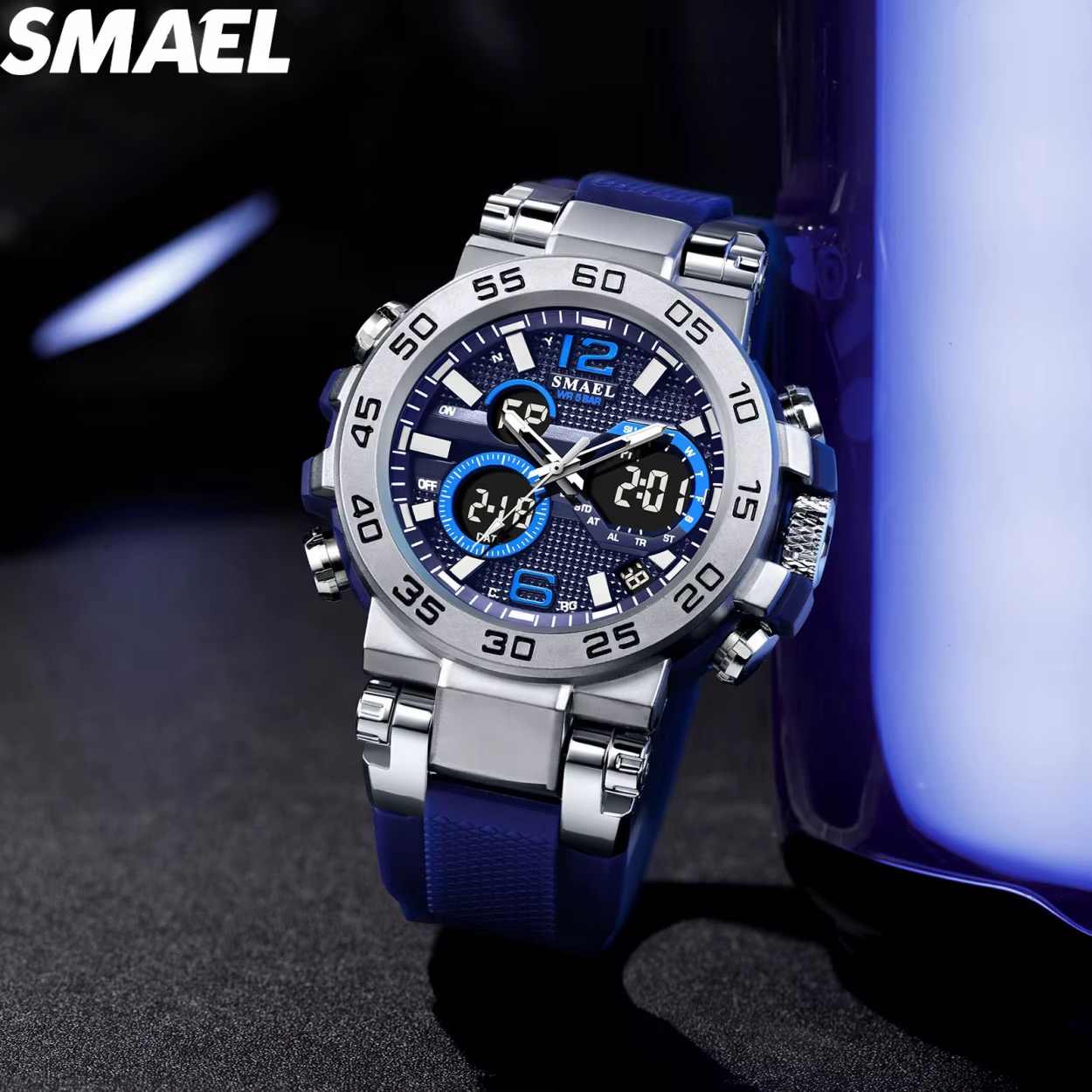 SMAEL DİJİTAL VE ANALOG ERKEK KOL SAATİ SML406