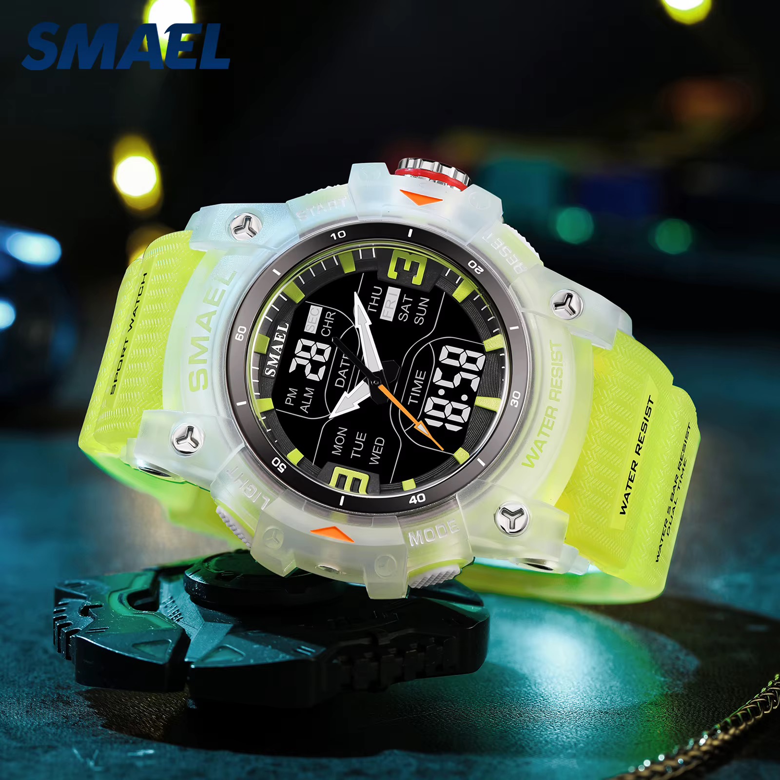 SMAEL DİJİTAL VE ANALOG ERKEK KOL SAATİ SML407