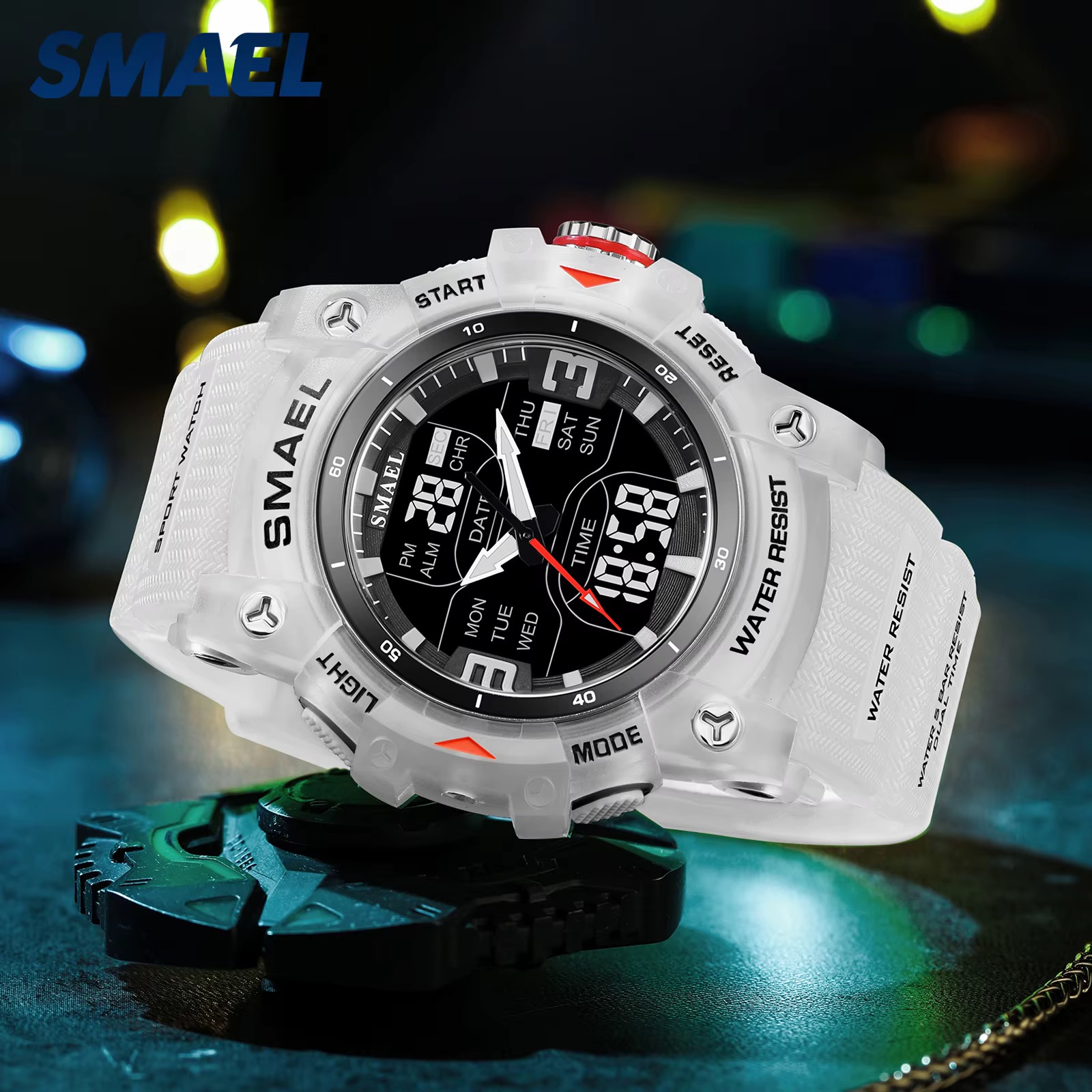 SMAEL DİJİTAL VE ANALOG ERKEK KOL SAATİ SML409