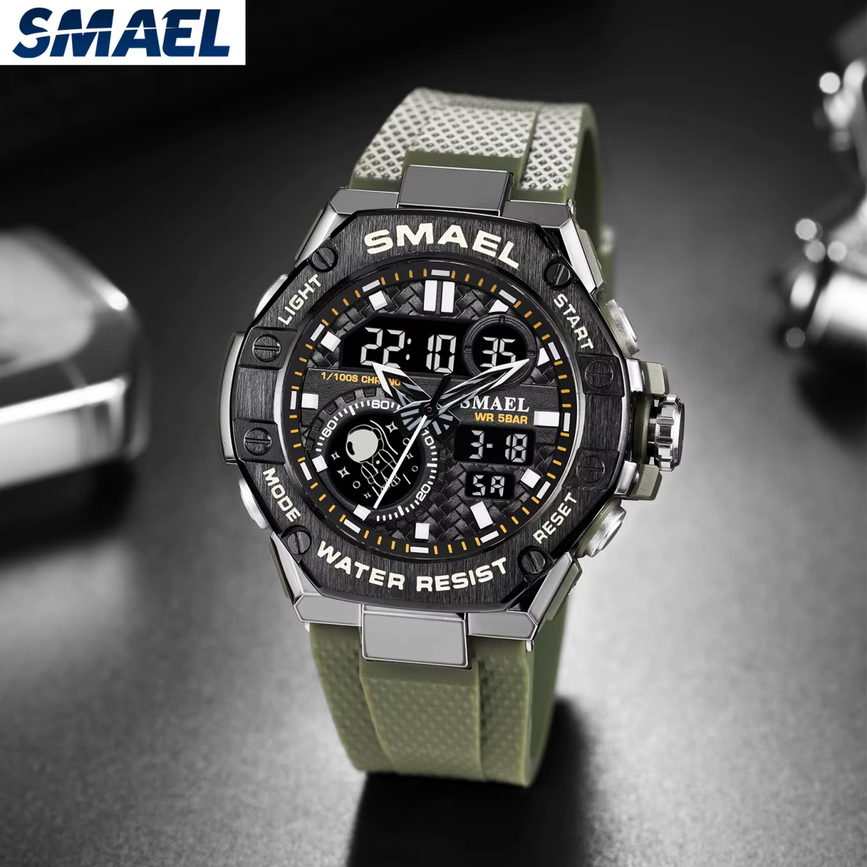 SMAEL DİJİTAL VE ANALOG ERKEK KOL SAATİ SML416