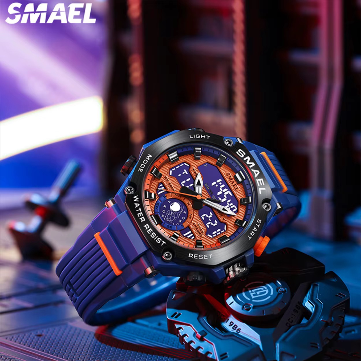 SMAEL DİJİTAL VE ANALOG ERKEK KOL SAATİ SML418