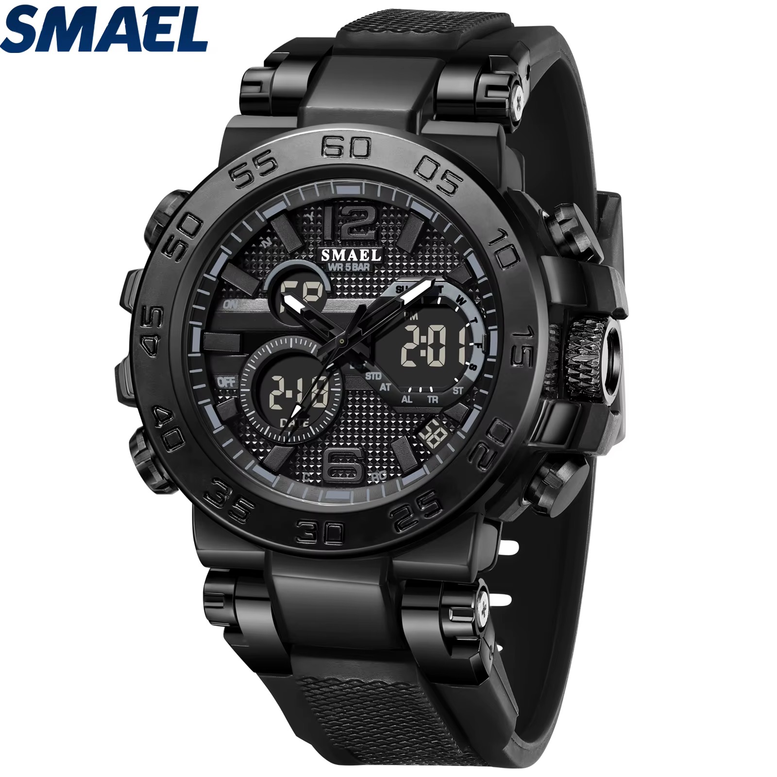 SMAEL DİJİTAL VE ANALOG ERKEK KOL SAATİ SML419