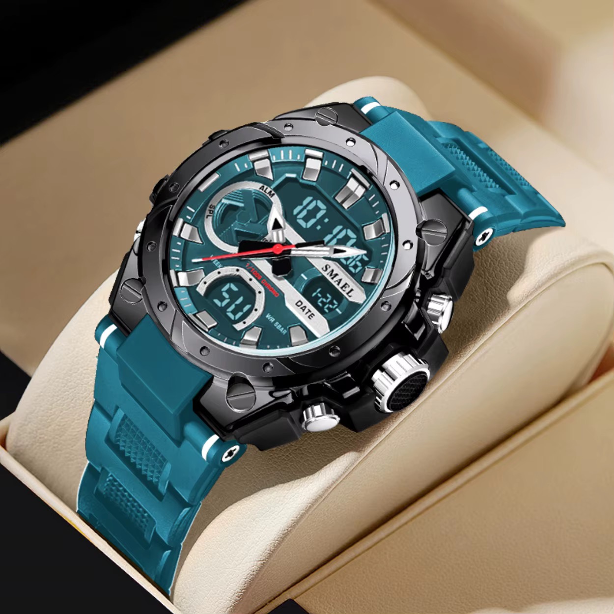 SMAEL DİJİTAL VE ANALOG ERKEK KOL SAATİ SML420