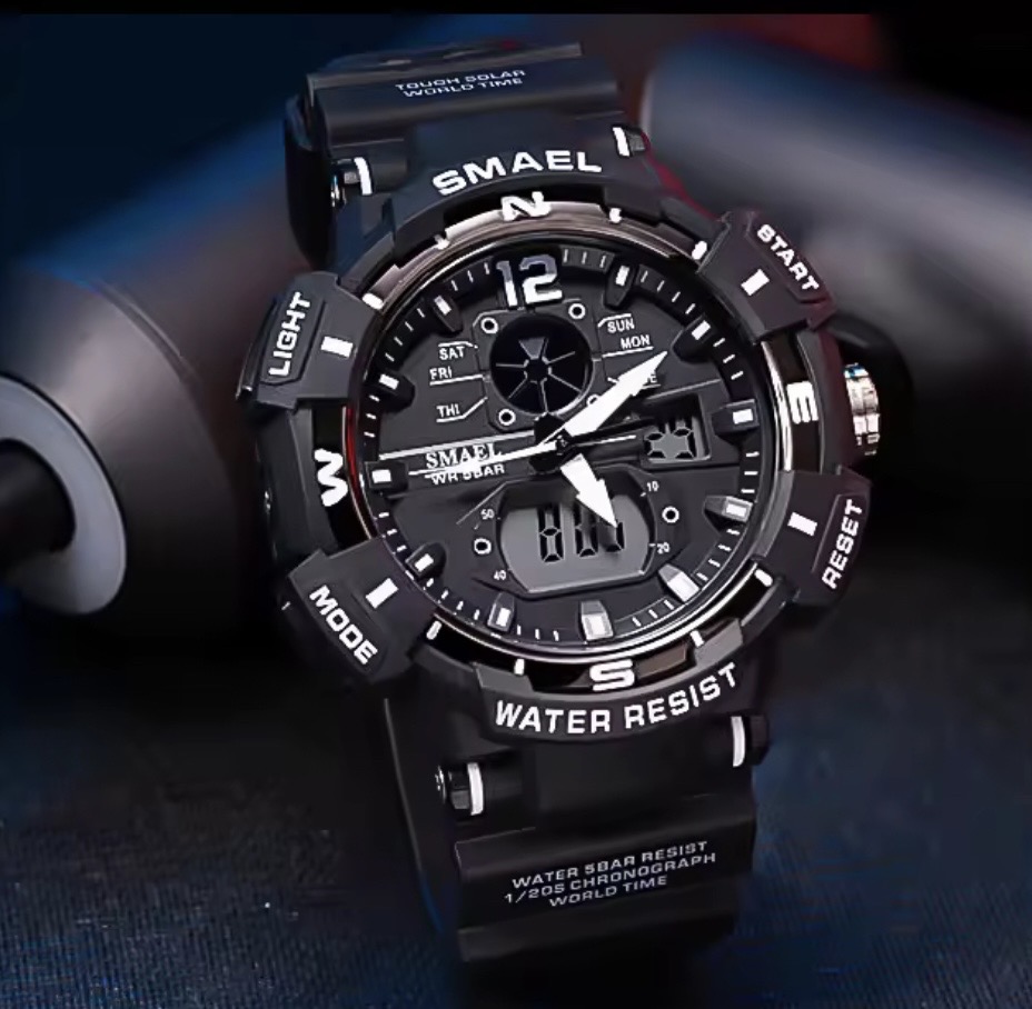 SMAEL DİJİTAL VE ANALOG ERKEK KOL SAATİ SML421