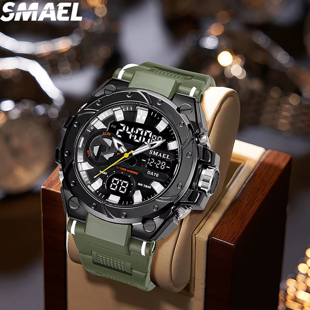 SMAEL DİJİTAL VE ANALOG ERKEK KOL SAATİ SML422