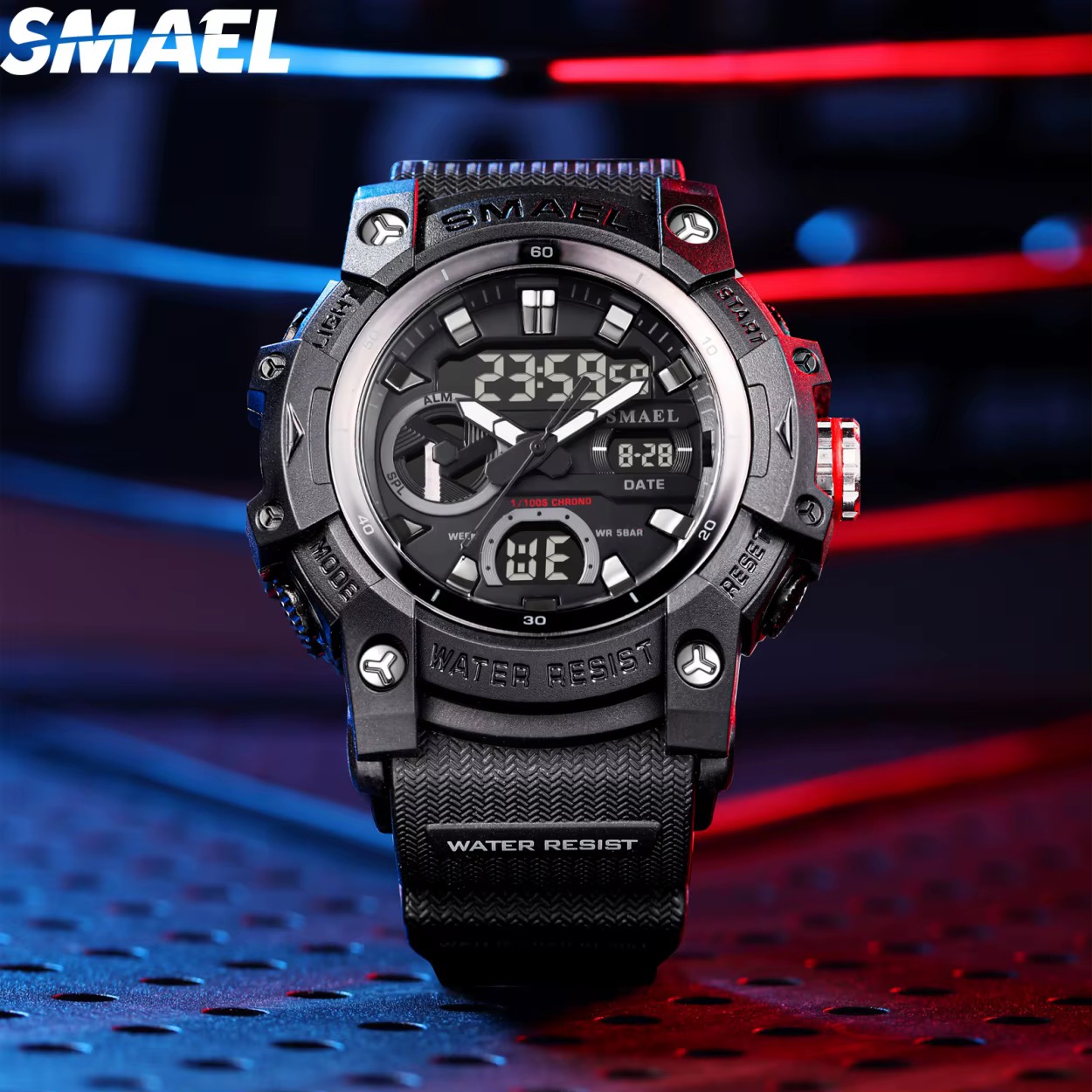 SMAEL DİJİTAL VE ANALOG ERKEK KOL SAATİ SML425