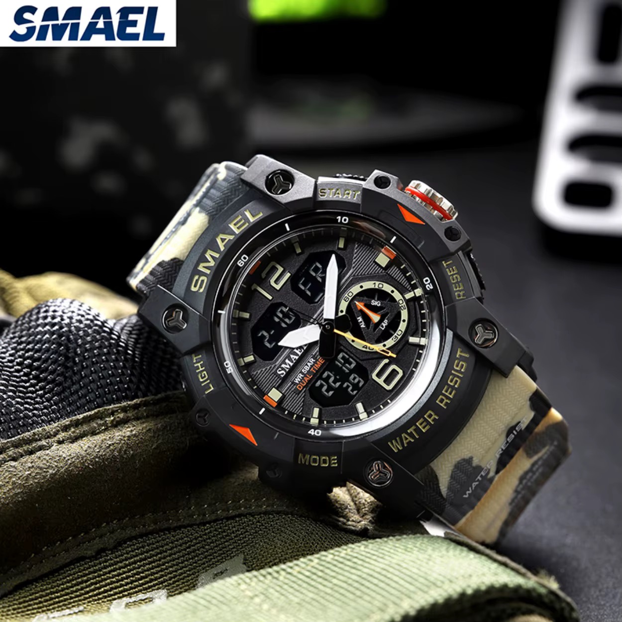 SMAEL DİJİTAL VE ANALOG ERKEK KOL SAATİ SML427