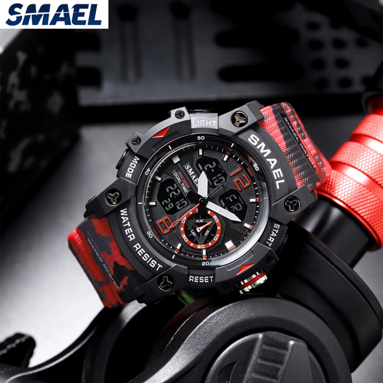 SMAEL DİJİTAL VE ANALOG ERKEK KOL SAATİ SML429