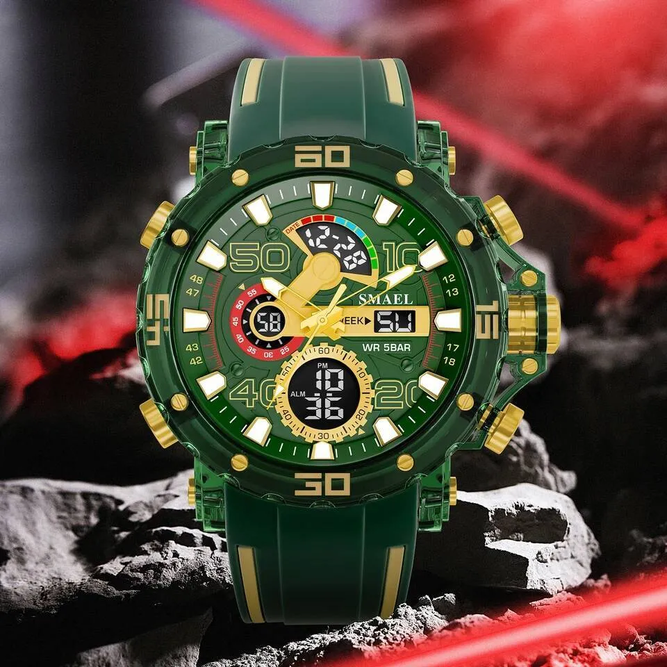 SMAEL DİJİTAL VE ANALOG ERKEK KOL SAATİ SML430