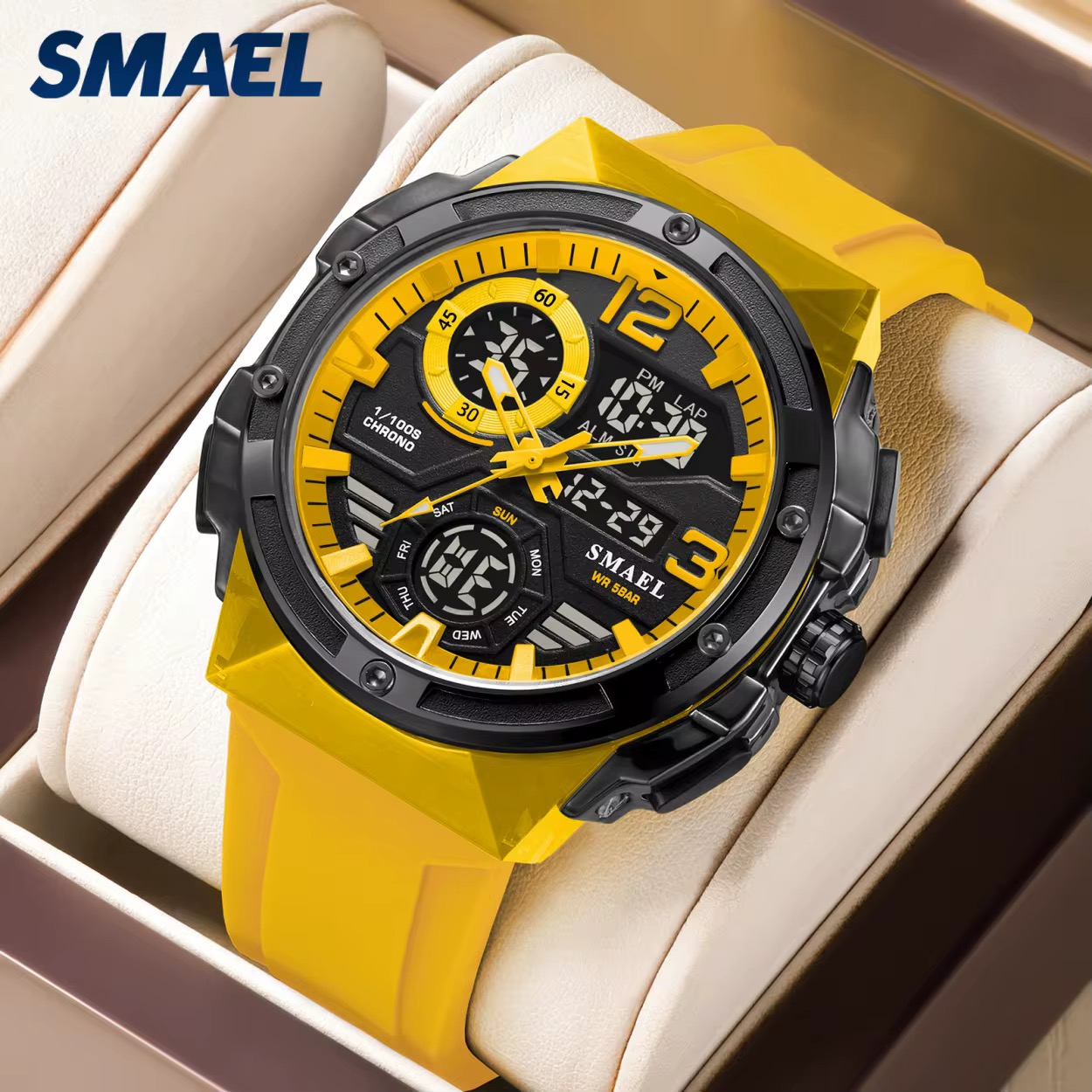 SMAEL DİJİTAL VE ANALOG ERKEK KOL SAATİ SML434