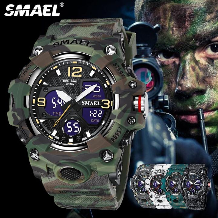 SMAEL DİJİTAL VE ANALOG ERKEK KOL SAATİ SML437