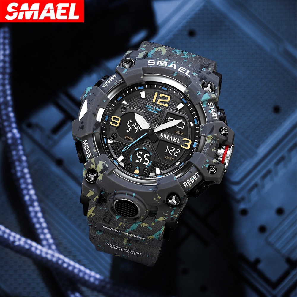SMAEL DİJİTAL VE ANALOG ERKEK KOL SAATİ SML442